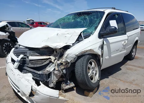 2007 Dodge Grand Caravan Sxt из США, поврежденный, VIN 2D4GP44L97R216373